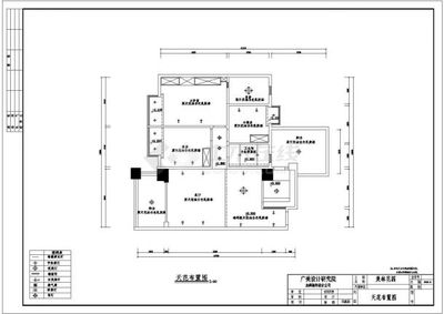 某花園住宅戶型室內(nèi)裝修設(shè)計(jì)CAD全套施工圖（甲級(jí)院設(shè)計(jì)）